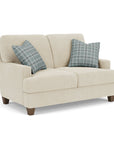 Moxy - Fabric Loveseat, T-Shaped Seat Cushion