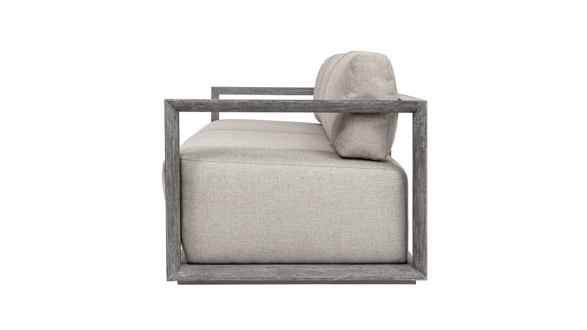 Remsen - Outdoor Large Sofa - Weathered Gray / Dove