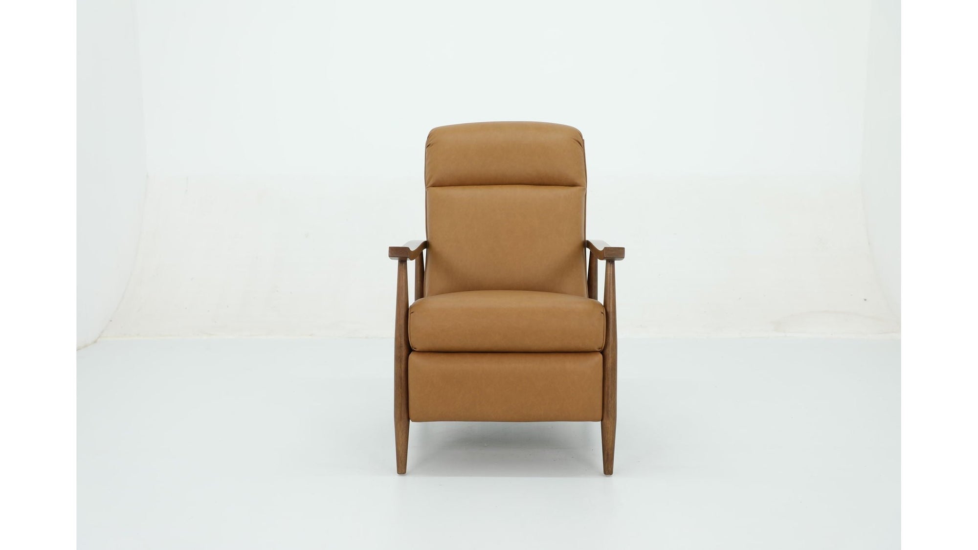 Hampton B - Recliner Push Thru The Arms - Santa Fe-Brandy