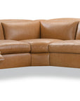MS - Jericho Five-Piece Power Reclining Sectional - Light Brown
