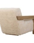 Jackson - Sheepskin Accent Chair - Light Brown