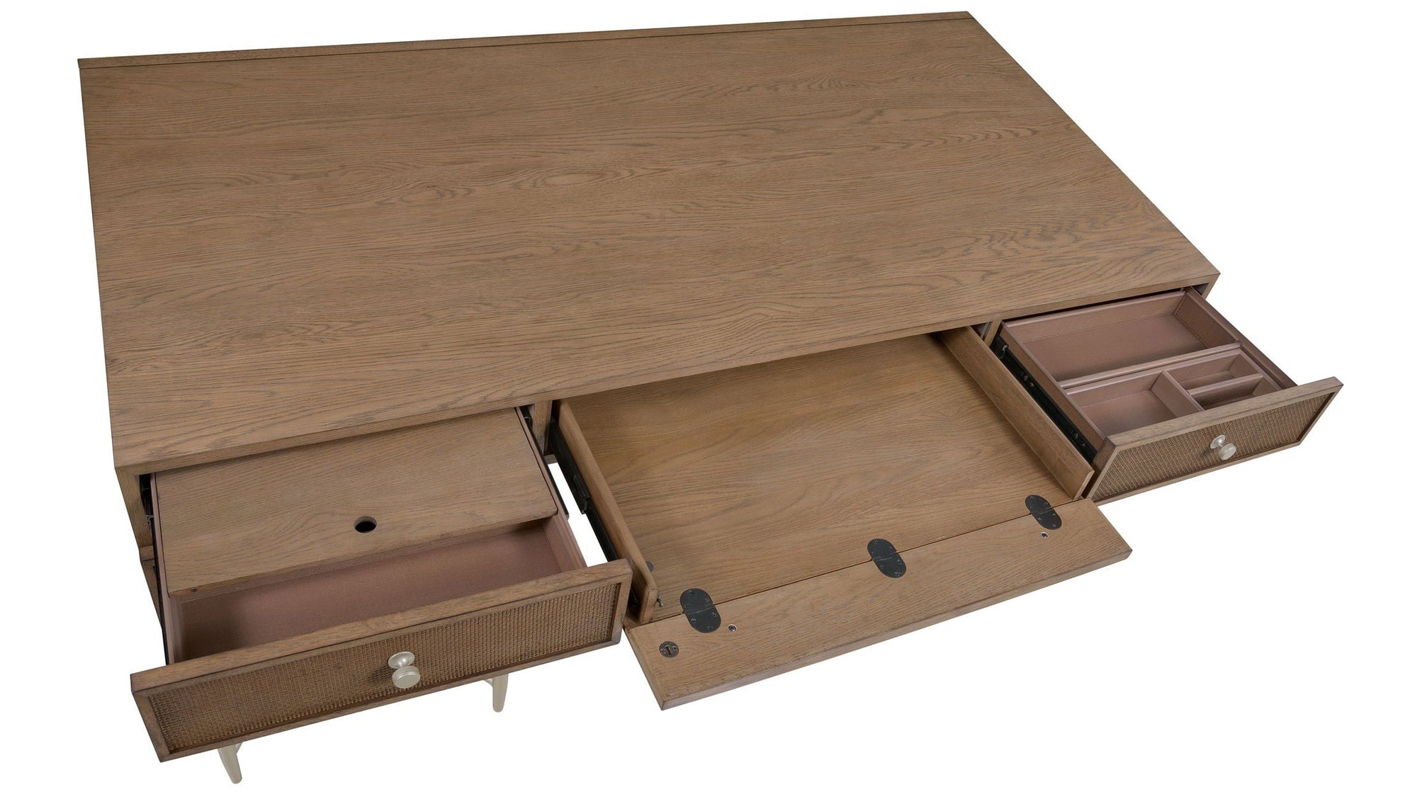 Sonnet - Sonnet Executive Desk - Dark Gray