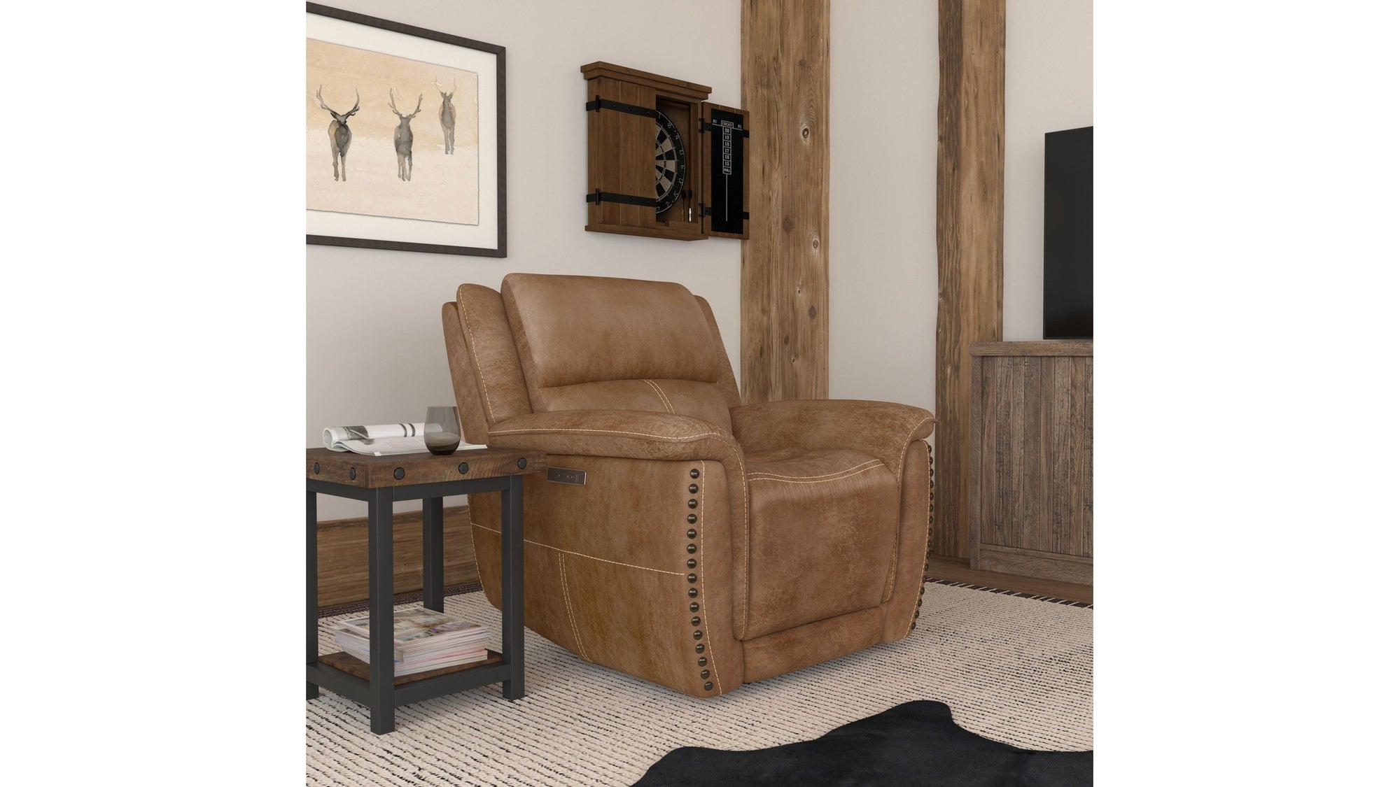 Beau - Power Recliner With Power Headrest