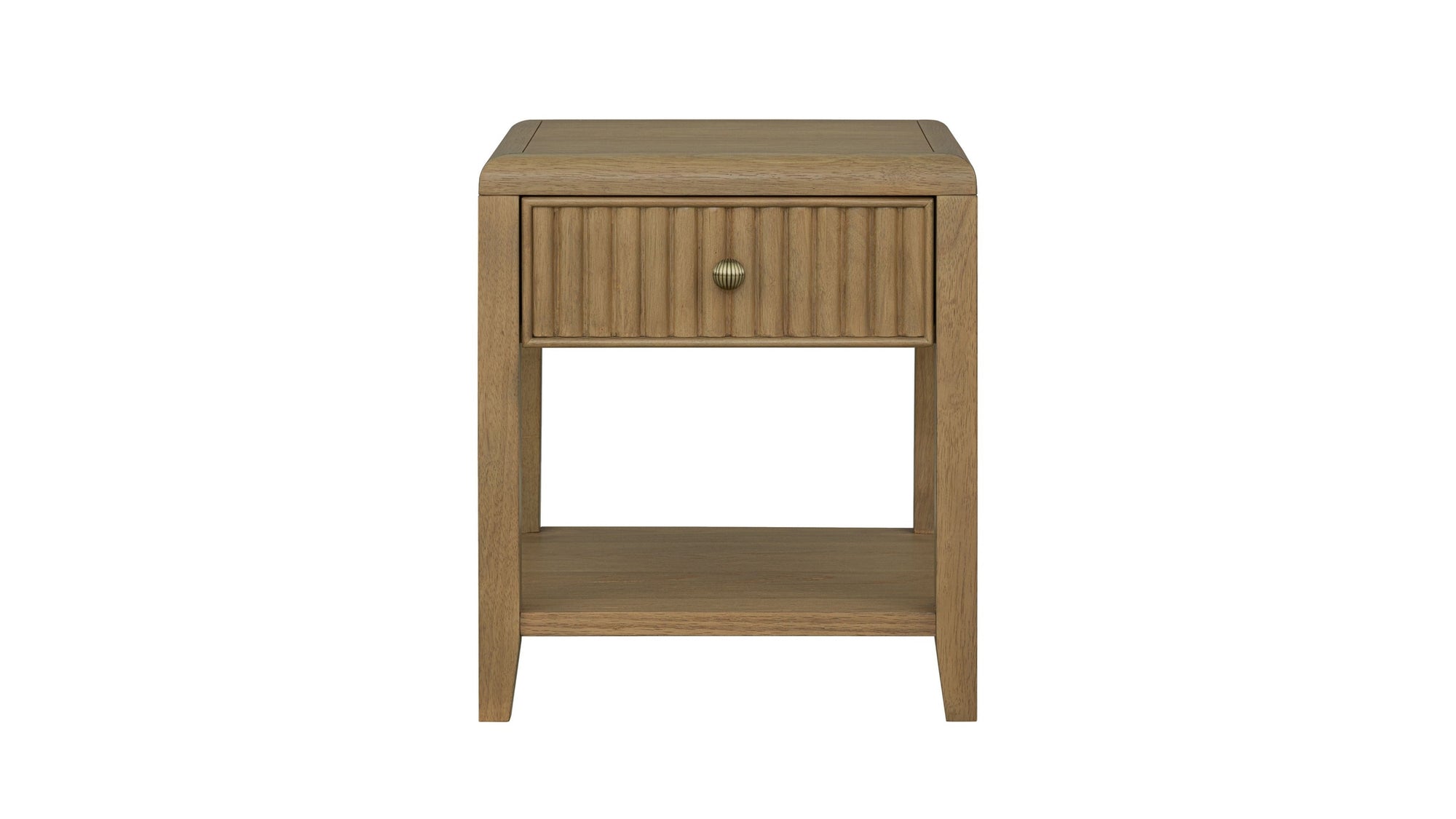Reed - Chairside Table - Driftwood Oak
