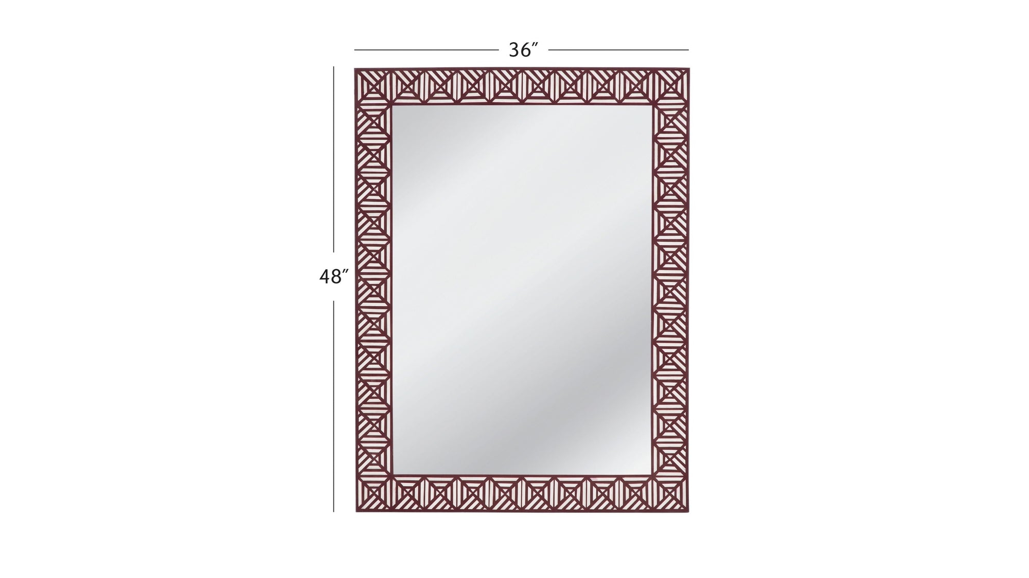 Rouge - Wall Mirror - Red