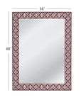 Rouge - Wall Mirror - Red