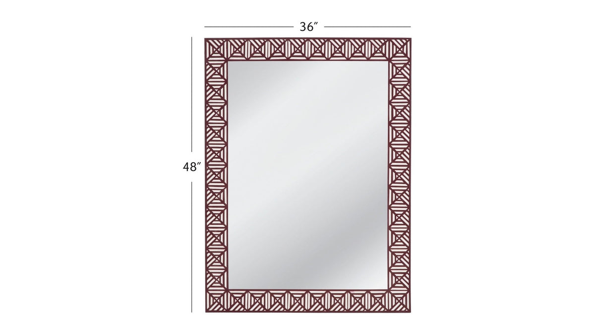 Rouge - Wall Mirror - Red
