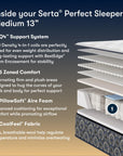 Perfect Sleeper - 13" Cascade Canyon Medium Mattress