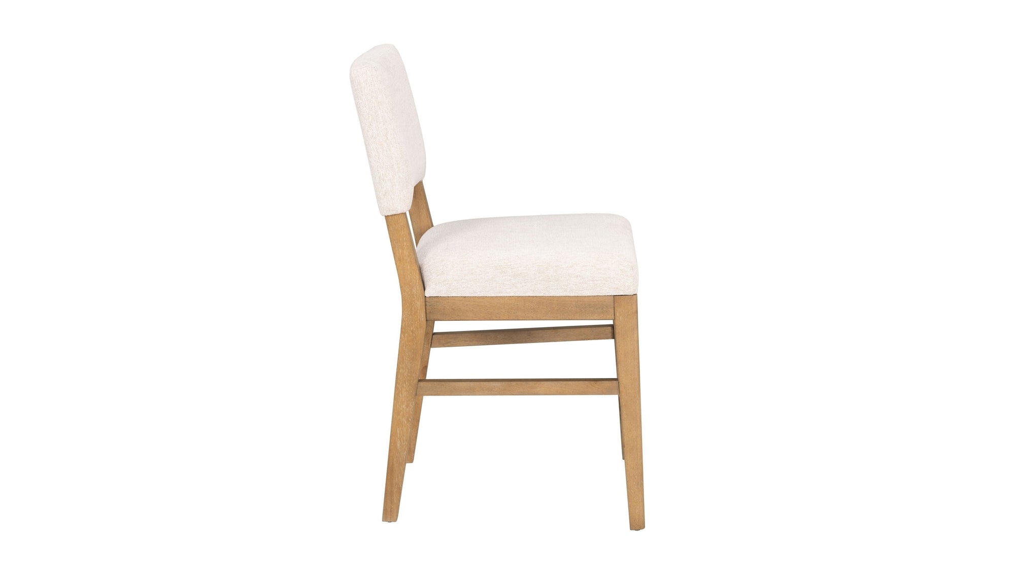 Millwork - Counter Chair Set of 2 - White / Light Brown