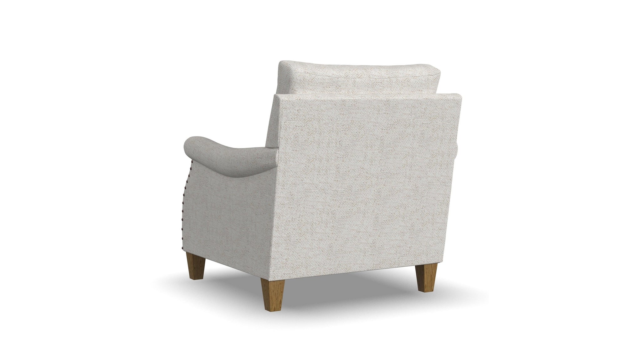 Veda - Fabric Chair With Nailhead Trim