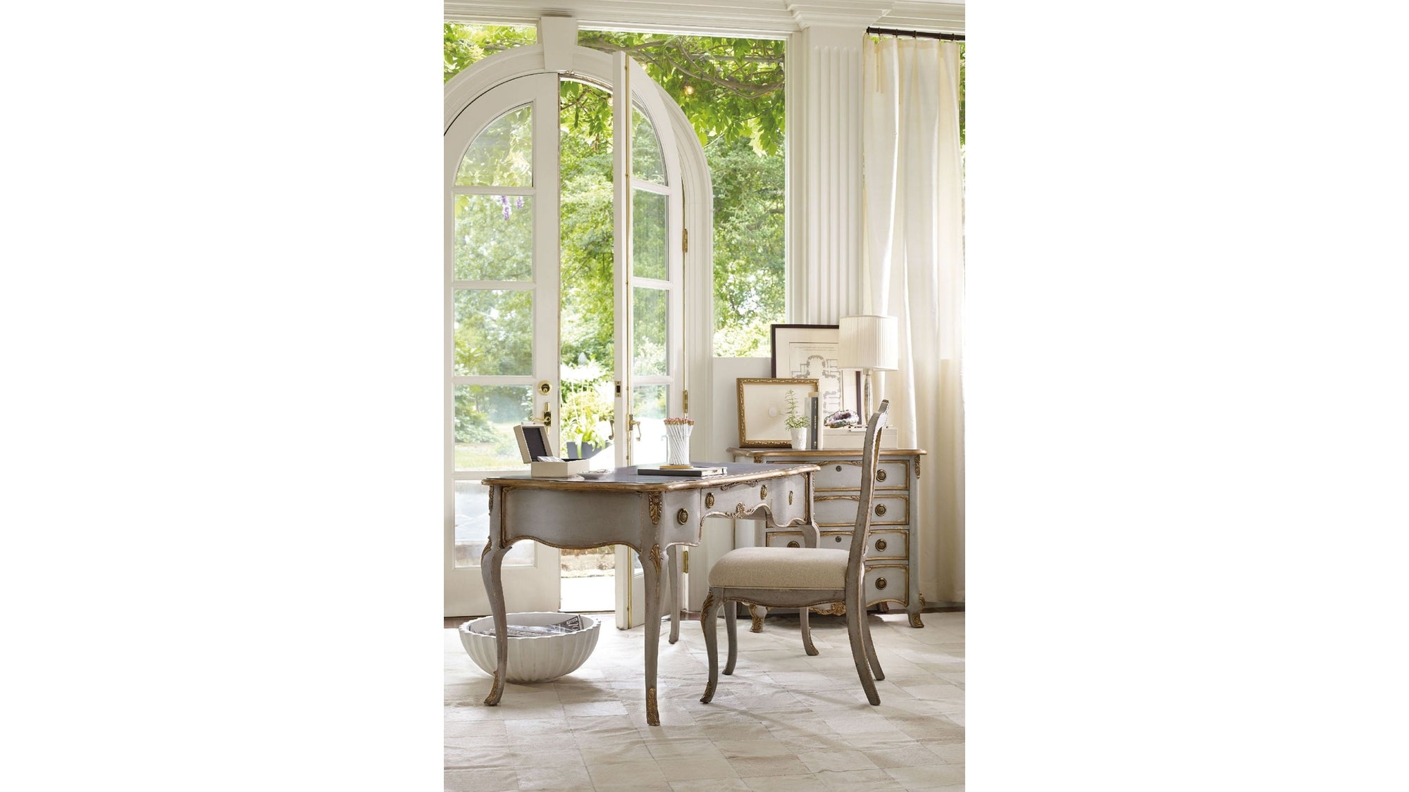 5198-30 - Desk Chair - Pearl Silver