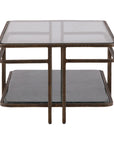 Buckroe - Coffee Table - Dark Brown / Black