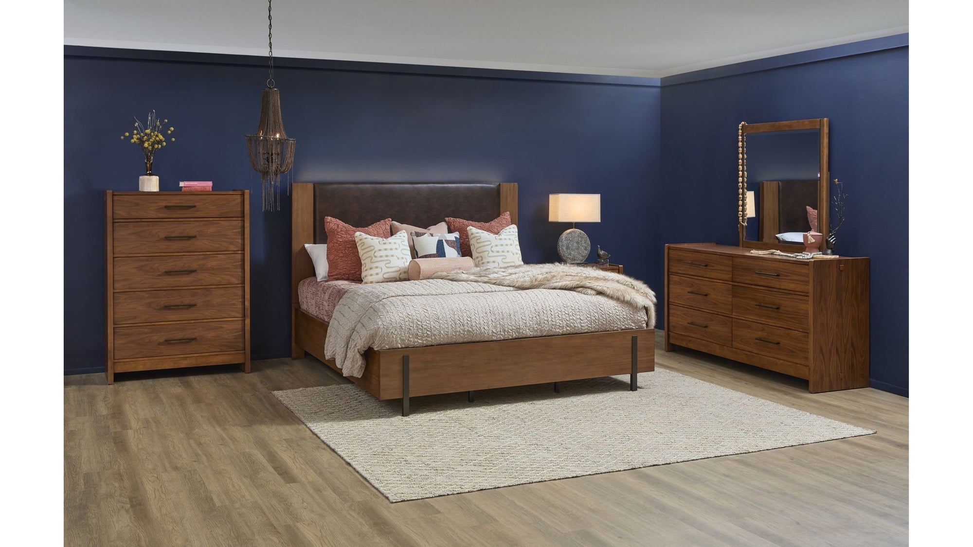 Lincoln - Drawer Chest - Warm Walnut