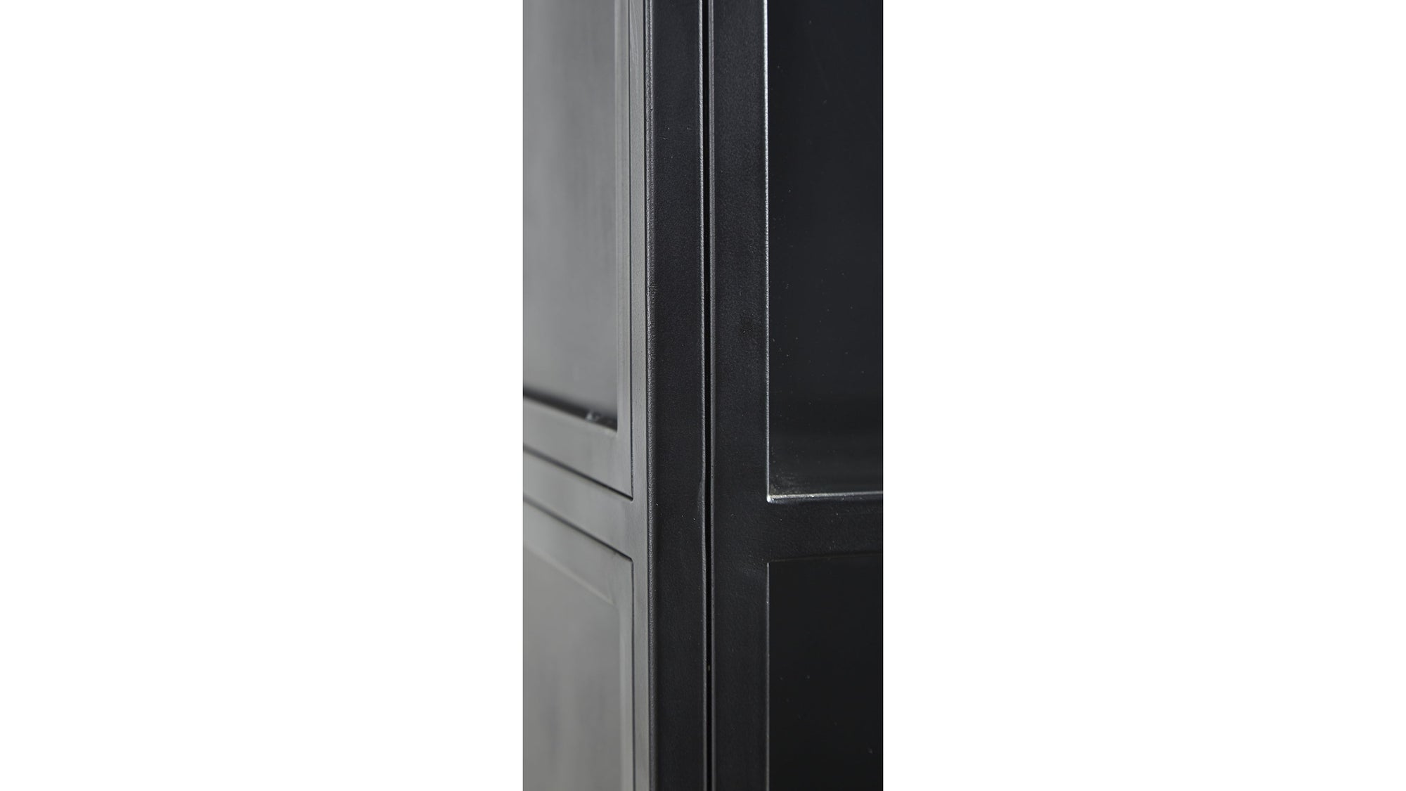 Gilborne - Arched Iron Cabinet - Black