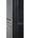 Gilborne - Arched Iron Cabinet - Black
