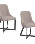 Trucco - Dining Chair Set of 2 - Brown / Bronze