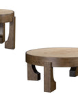Canyon - Cocktail Table - Espresso / Travertine