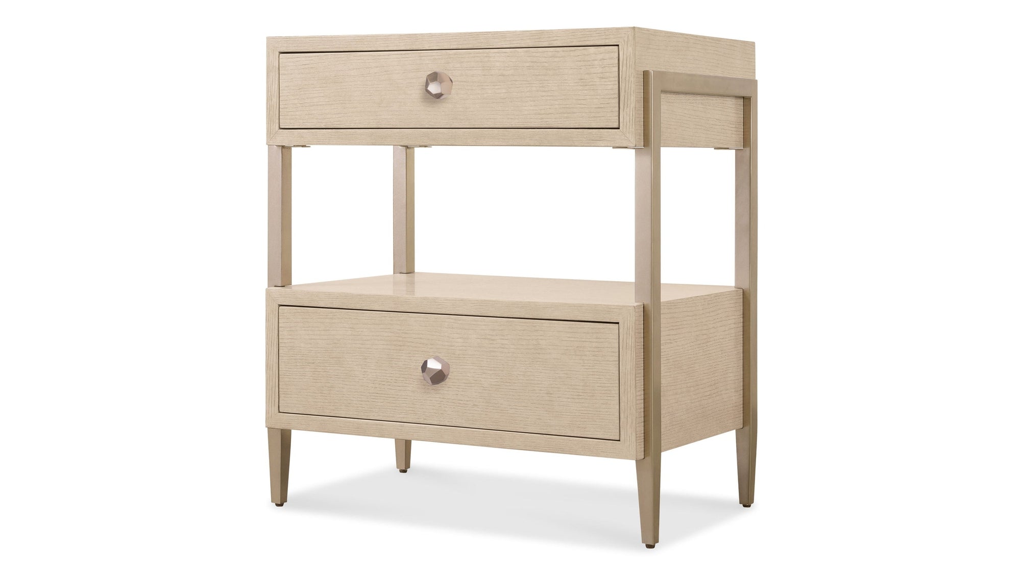 Westwood - Two-Drawer Nightstand - Beige