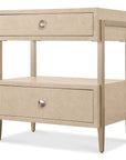 Westwood - Two-Drawer Nightstand - Beige