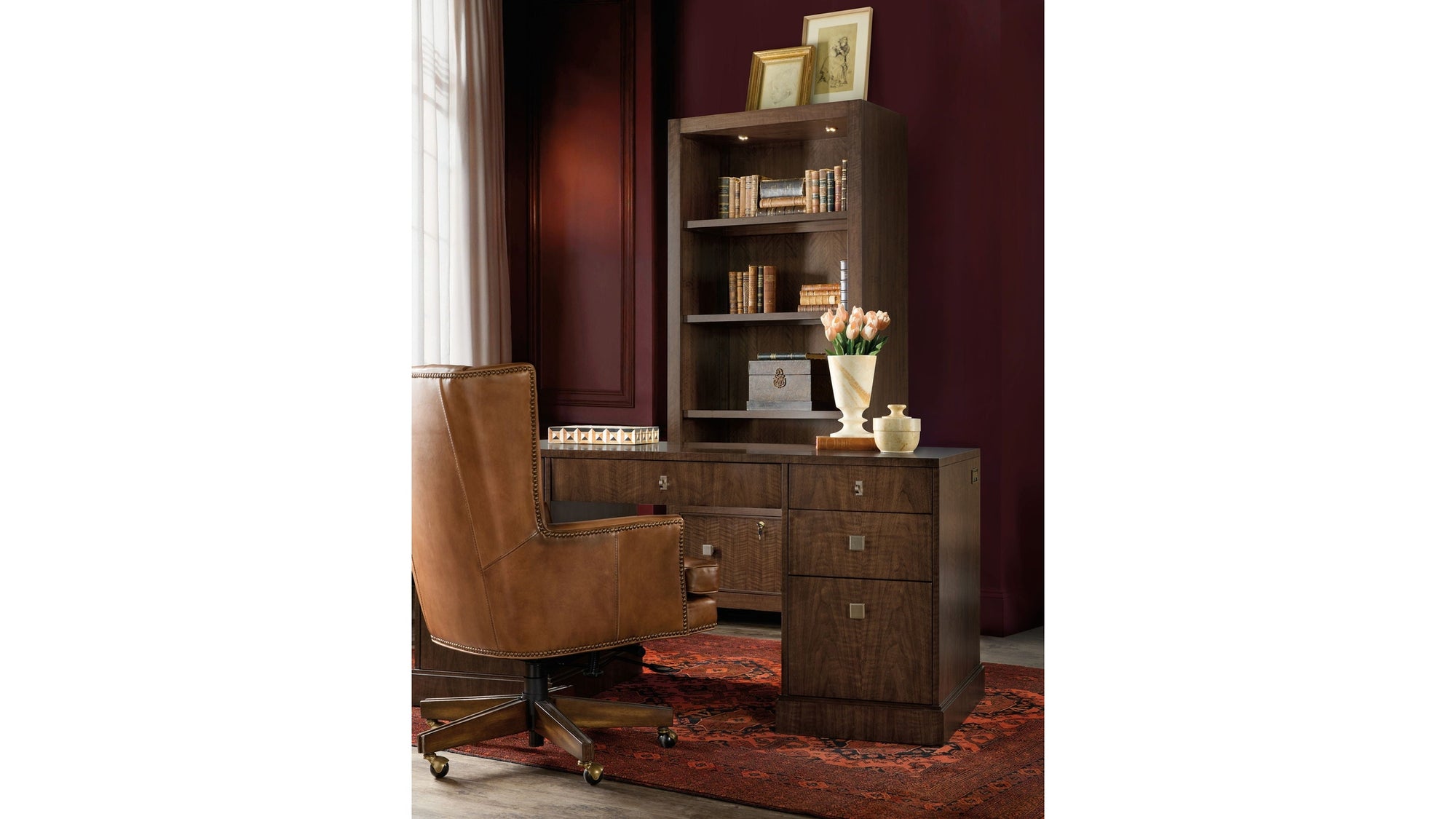 Archives - Bookcase - Dark Wood