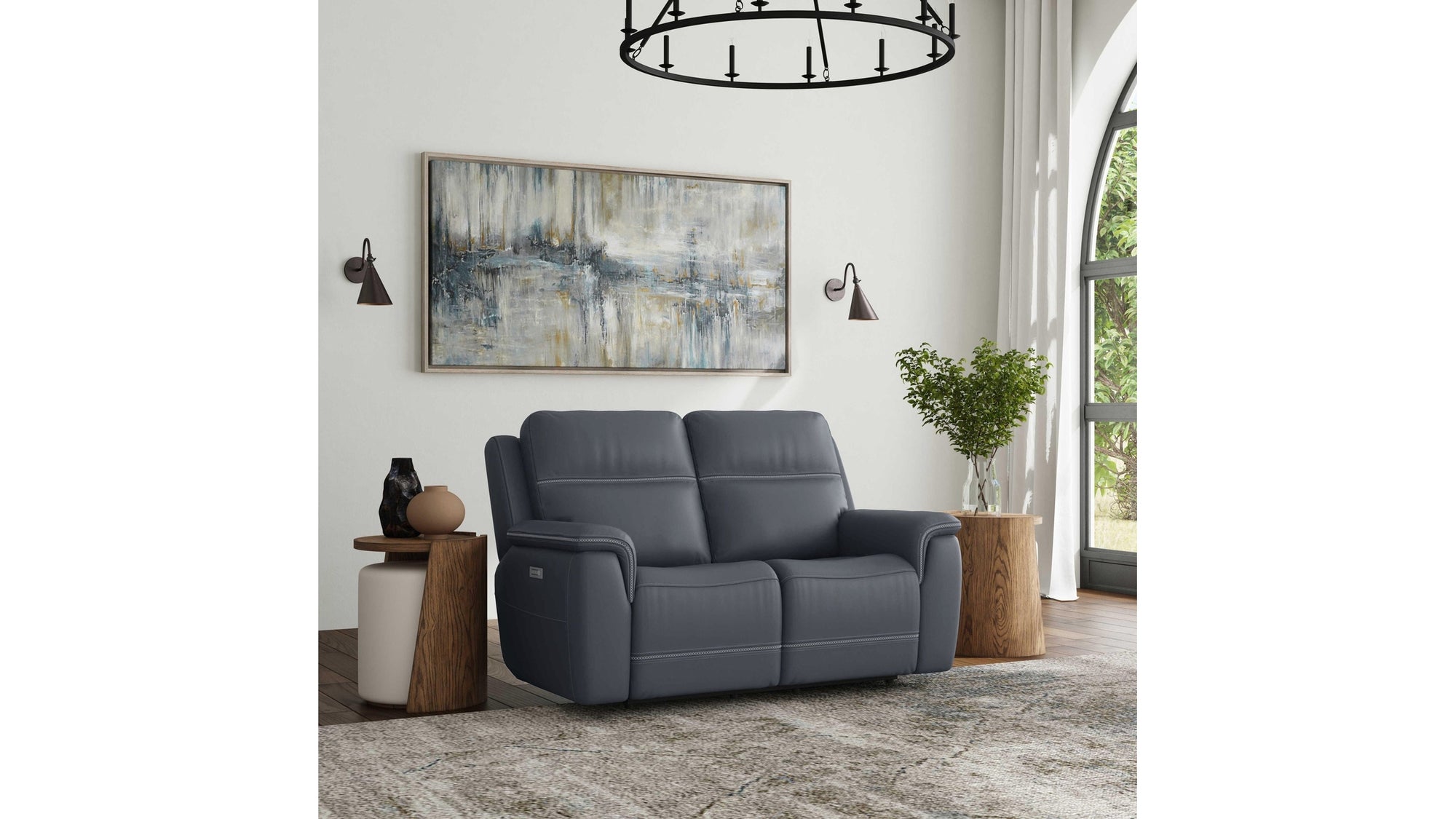 Sawyer - Power Reclining Loveseat With Power Headrests, Lumbar