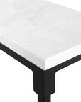 Bourges - Marble Console Table - White