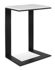 Kenora - Marble Accent Table - White