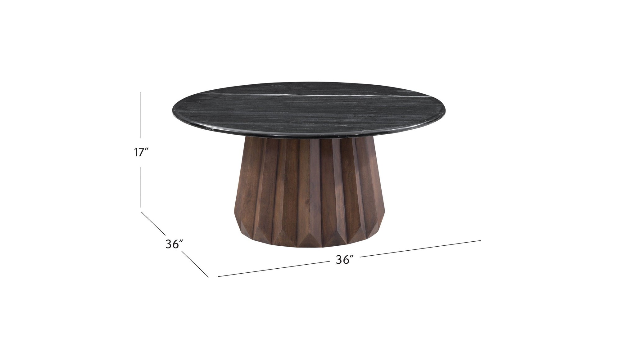 Jennings - Nesting Small Cocktail Table - Dark Brown