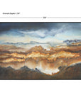 Valley Of Light - Landscape Art - Blue