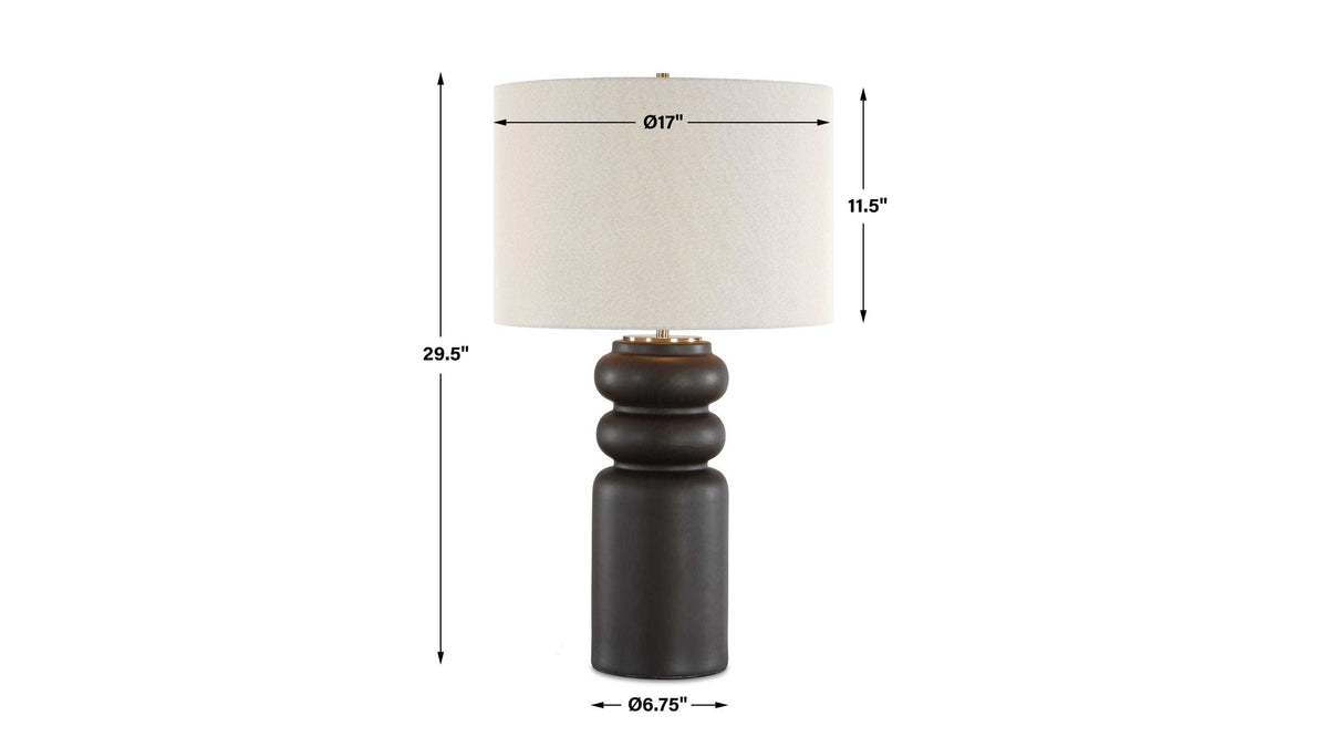 Macon - Matte Table Lamp - Black