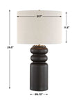 Macon - Matte Table Lamp - Black