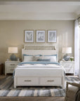 Pure Maple - Queen Garden Storage Bed - Cottage White