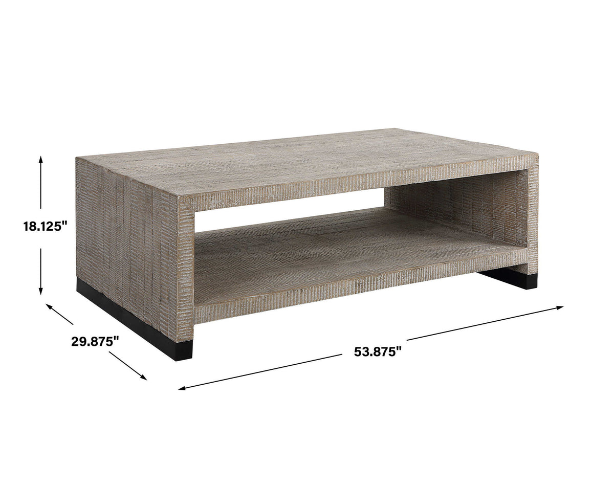 Bosk - White Washed Coffee Table