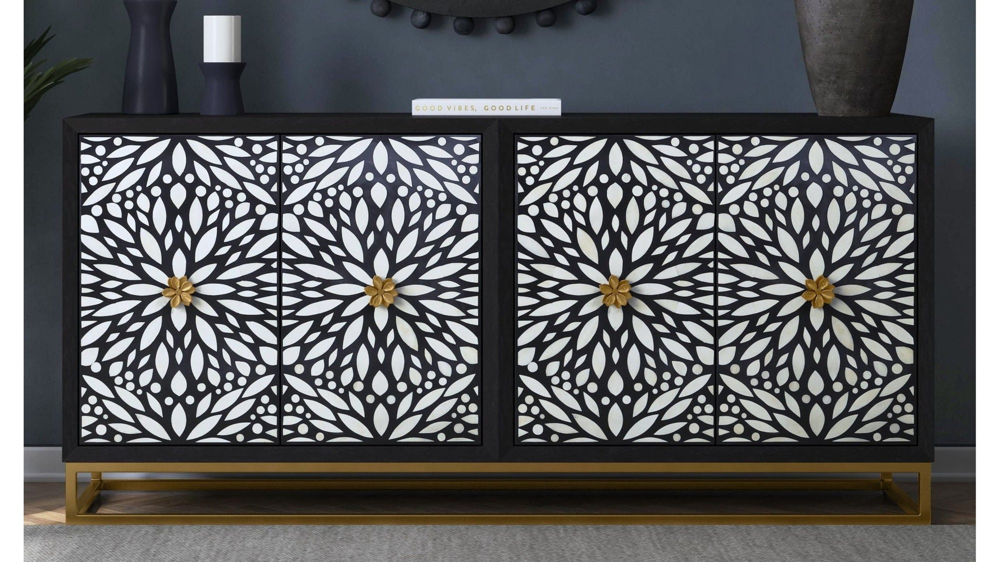 Cameron - Server - Ebonized Mango