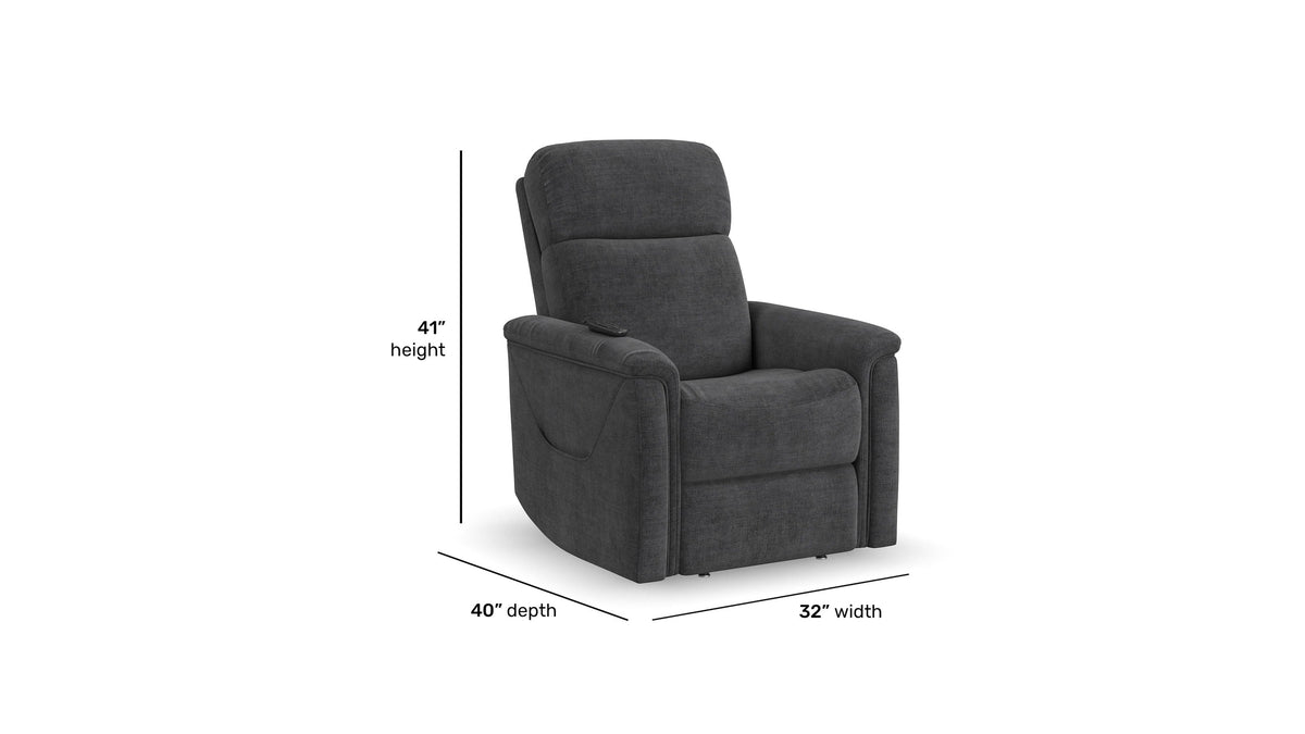 Luma - Petite Power Lift Recliner With Power Headrest, Lumbar, Heat &amp; Massage
