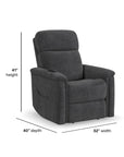 Luma - Petite Power Lift Recliner With Power Headrest, Lumbar, Heat & Massage