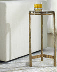 Eternity - Brass Accent Table