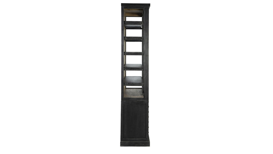 Balmoral - Single Display Cabinet - Black