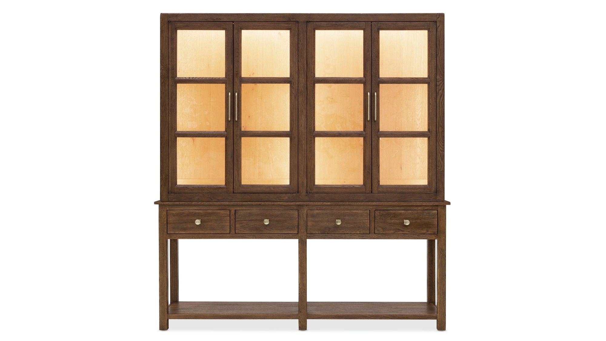 Driftwood - Display Sideboard - Worn Saddle