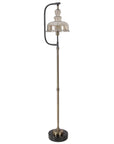 Elieser - Industrial Floor Lamp - Light Brown
