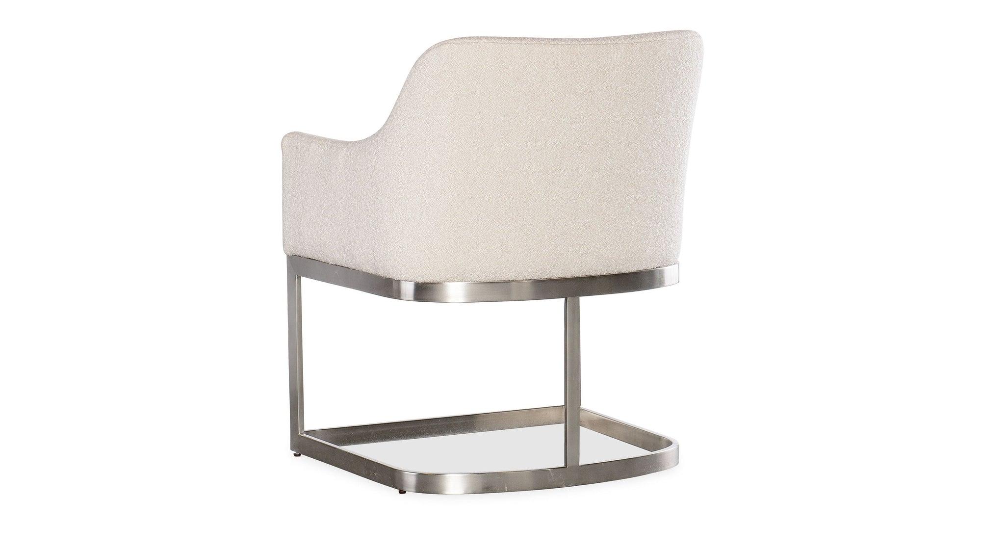 Modern Mood - Upholstered Arm Chair With Metal Base - Beige