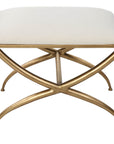 Crossing - Small Bench - White