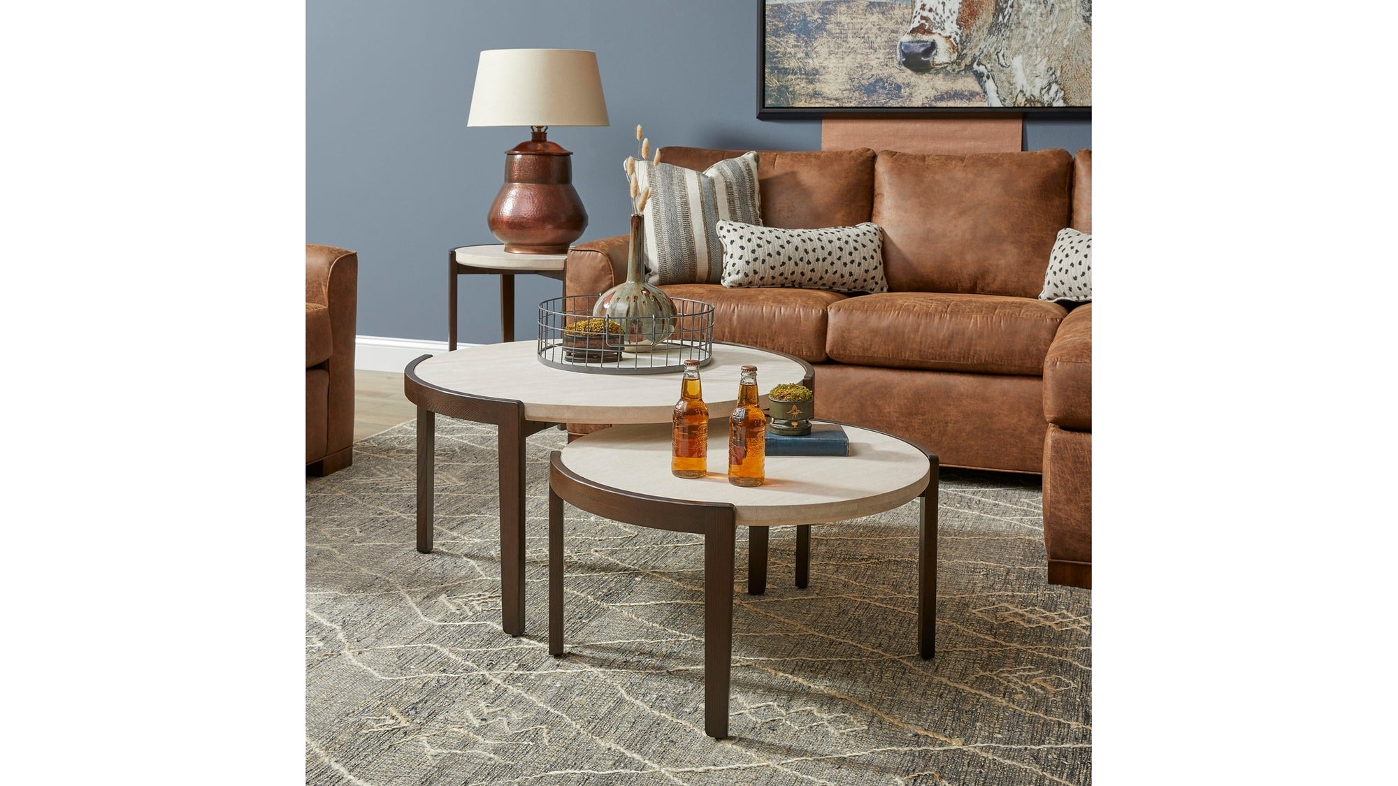 Palette - Occasional Round Coffee Table - Beige