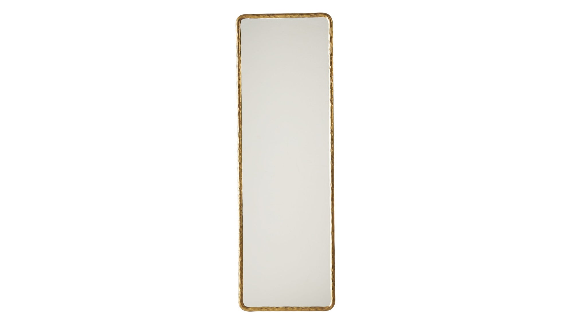 Hammered Iron Edge Full Mirror - Dark Gray