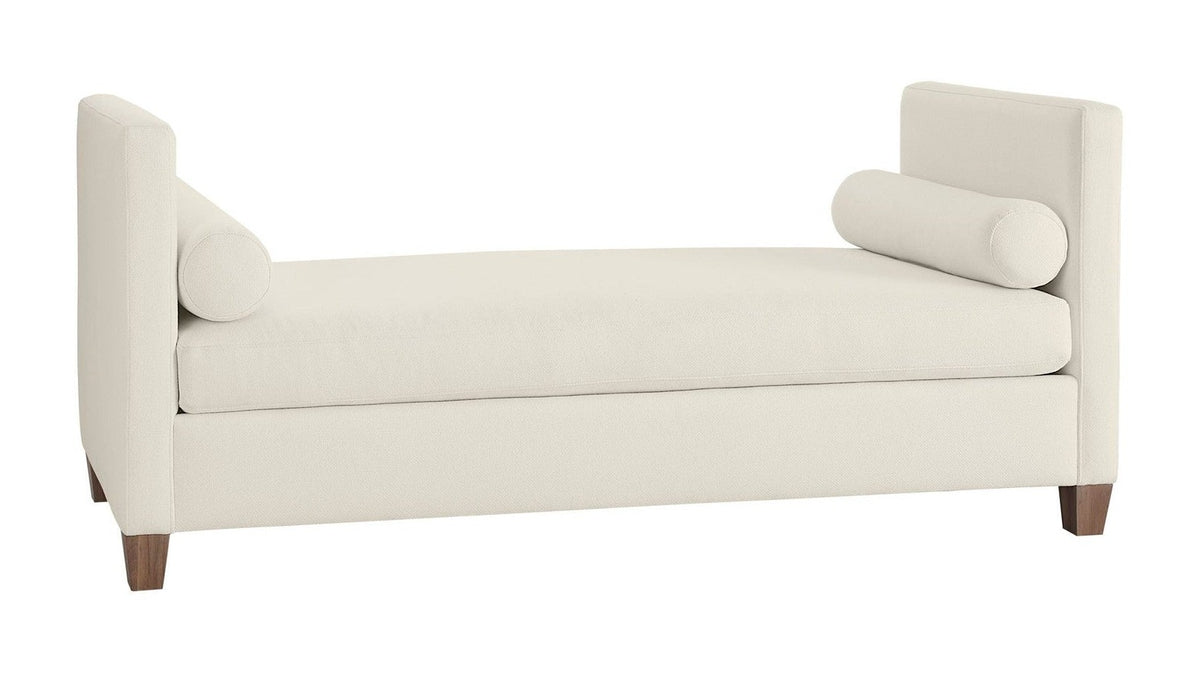 Tide & Timber - Linen Upholstery Day Bed With Twin Mattress And 4 Legs