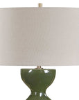 Curhan - Glaze Table Lamp - Green