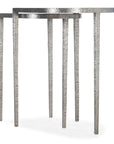 Chapman - Metal Nesting Tables - Pearl Silver