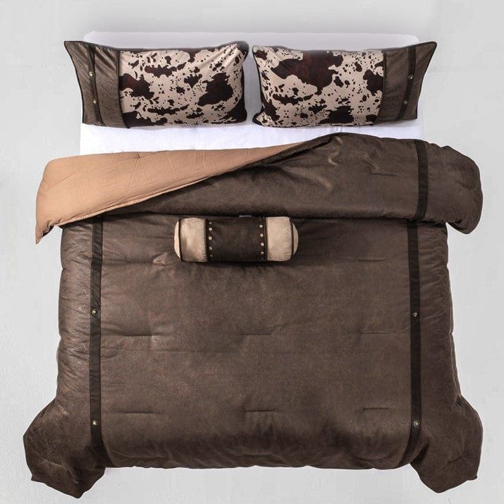 Caldwell - Twin Comforter Set (Set of 4) - Brown