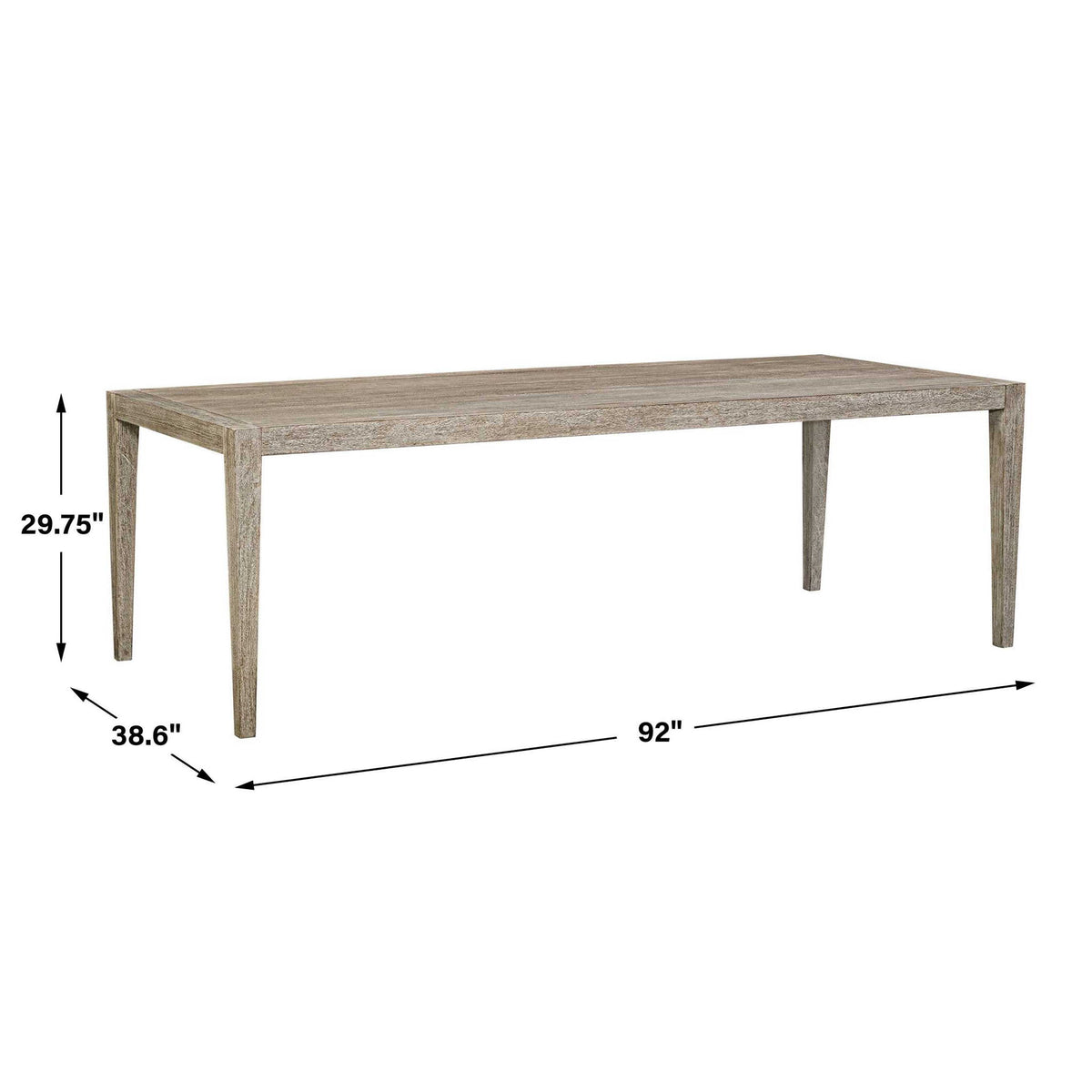 Kirkham - Wooden Outdoor Dining Table - Woodtone