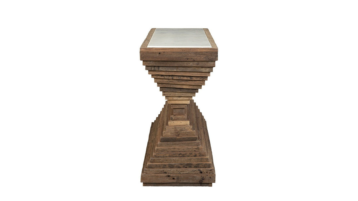 Stackers - Marble Console - Dark Brown